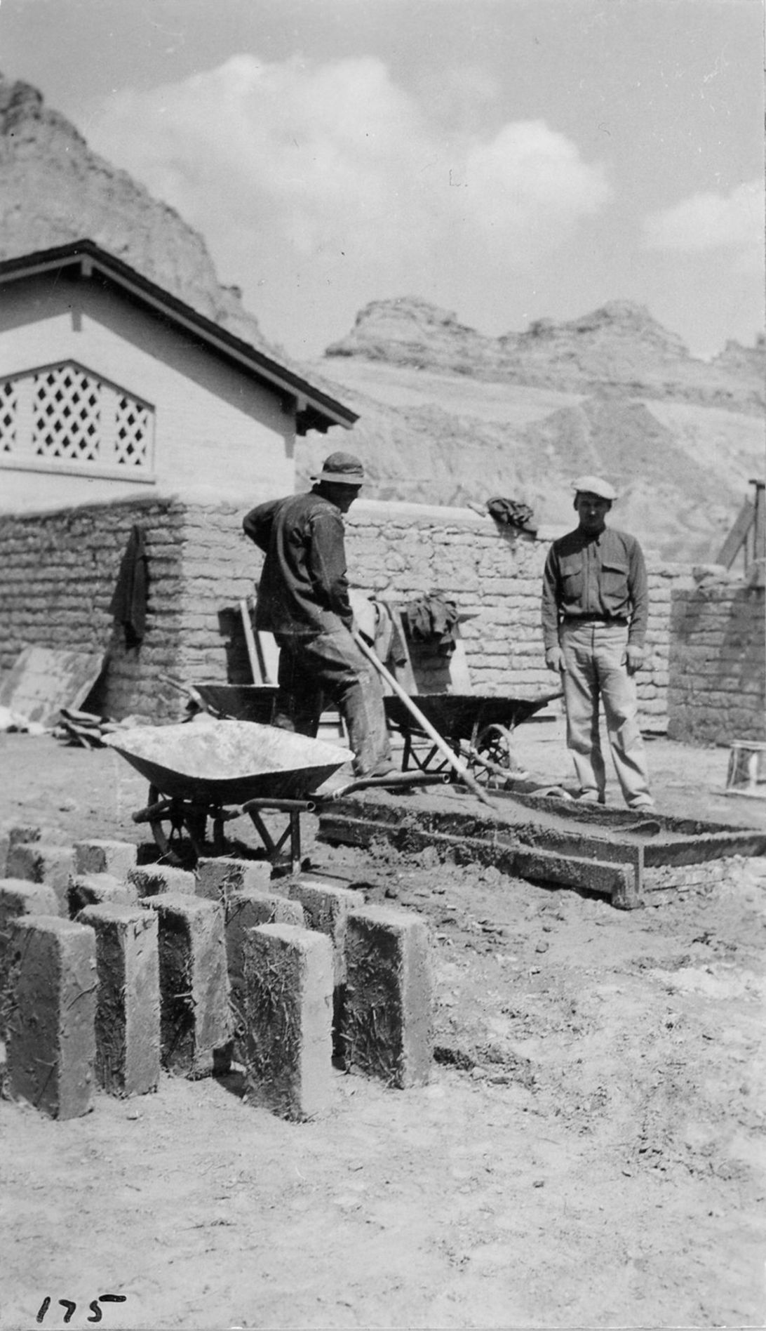 PHOTOS: Scotts Bluff National Monument personnel save adobe bricks
